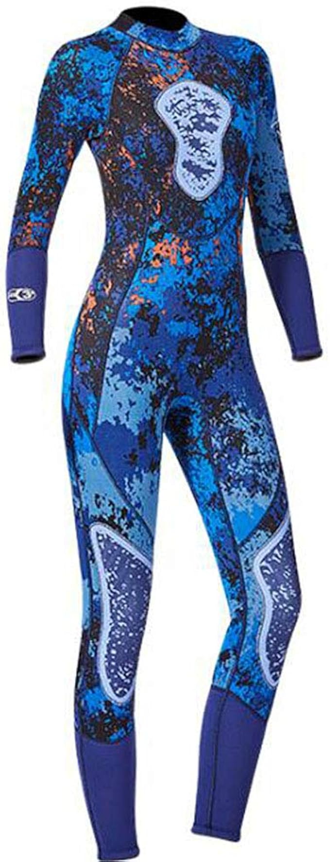 MALY Diving Suit, 3mm Wetsuit Camouflage Full Body Surfing Suit Men Siamese Swim Suit Warm