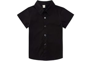 Enlifety 2-10T Kids Hawaiian Shirt Boys Girls Short Sleeve Button Down Shirts Hawaii Summer Casual Blouse