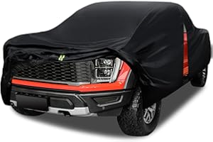 IAUTAXESORIZ Truck Cover Waterproof All Weather, 6 Layers Pickup Cover Fit for Ford F150, Chevrolet Silverado, Gmc Sierra, Ram 1500 See Size Chart (T3 Fit Truck Length Up to 240 inch)