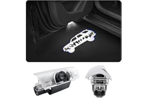 akarin 2 PCS LED Car Door Logo Lights Compatible for 4Runner 2010-present Courtesy Projector Laser Welcome Light Puddle Lamp Car Accessories (4Runner Black)