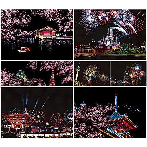 A5-cherry Blossom + Fireworks-8pcs