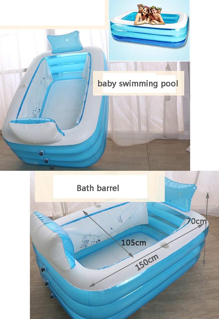 Seso Uk Tub Baignoire Gonflable Double Adulte Portable Confortable Confortable Baril De Bain Spa Grande Pliante Maison Baignoire Chaude Baignoires Bricolage Mosquitocontrolequipment Com