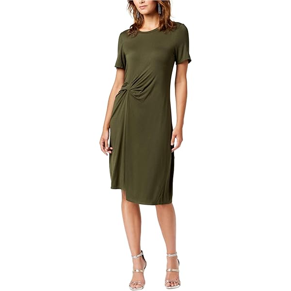 Calvin Klein Womens Solid Faux Leather Sheath Dress Black 6 at Amazon  Women's Clothing store
