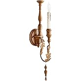 Quorum Lighting 5406-1-94, Salento Torchiere Wall Sconce Lighting, 20 Watts, French Umber