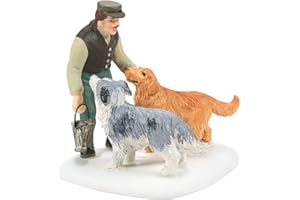 Department 56 Dickens Village Accessories Man's Best Friends Figurine, 2.4 Inch, Multicolor