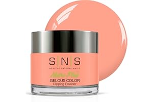 SNS HEALTHY NATURAL NAILS SNS Nail Dip Powder, Gelous Color Dipping Powder - Puppy Love (Brown/Beige), EE19 - Long-Lasting Acrylic Nail Color & Polish Lasts 14 Days - Low-Odor & No UV Lamp - 1 Oz