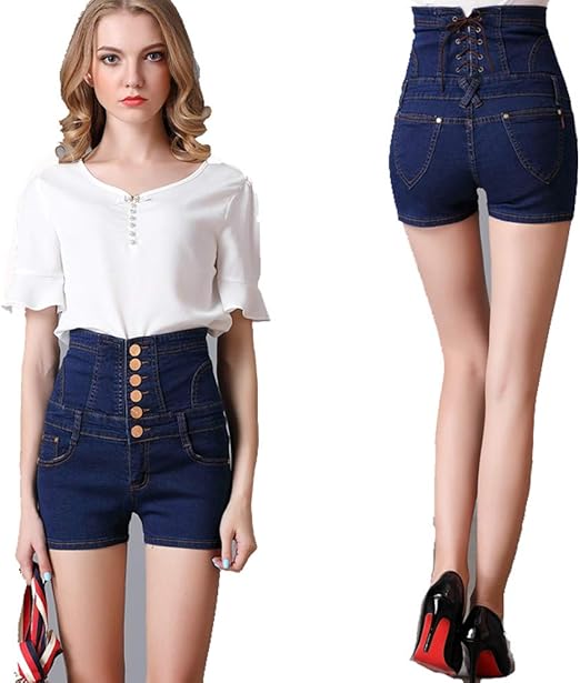 high waisted jean shorts plus size