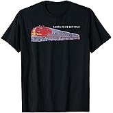 Santa Fe F3 Set 1948 Locomotive Train Rail Fan T-Shirt