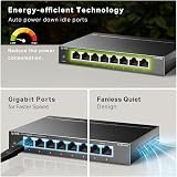 TP-Link TL-SG108S 8 Port Gigabit Switch Power Saving Plug & Play view 2