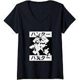 Womens Hunter X Hunter Gon &amp; Kilua V-Neck T-Shirt