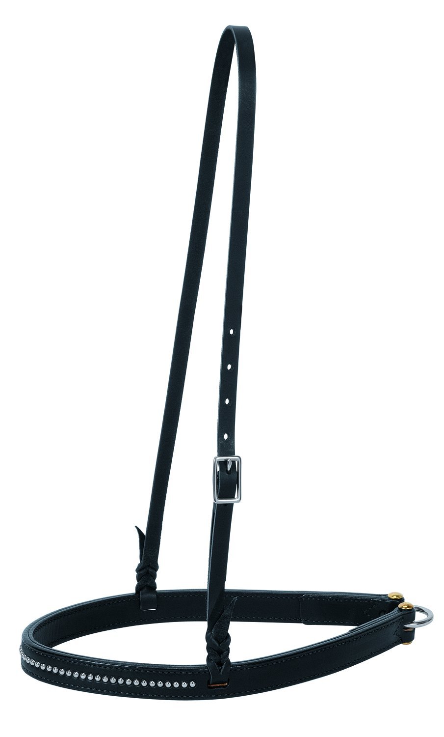 Weaver Leather Back In Black Noseband,Average