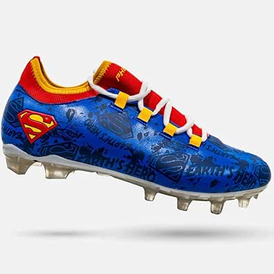 Amazon Com Phenom Elite Superman Football Cleats Velocity 1 0 Clothing Shoes Jewelry