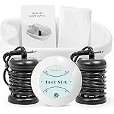 VnioLife Ionic Foot Bath Detox Machine with Bag, Portable Foot Detox Machine, Ionic Foot Spa Ion Cleanse for Home Beauty Salon Spa with Arrays, 100 Liners