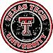 University of Texas Tech (retro) Collegiate Embossed Metal Circular Sign CS60105