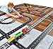 PlayTape in Red, Blue & Asphalt Road 30 Feet by 2 Inches 3 Pack - Road Car Tape Great for Kids, Sticker Roll for Cars and Train Sets, Stick to Floors and Walls, Quick Cleanup, Children Toys Birthday