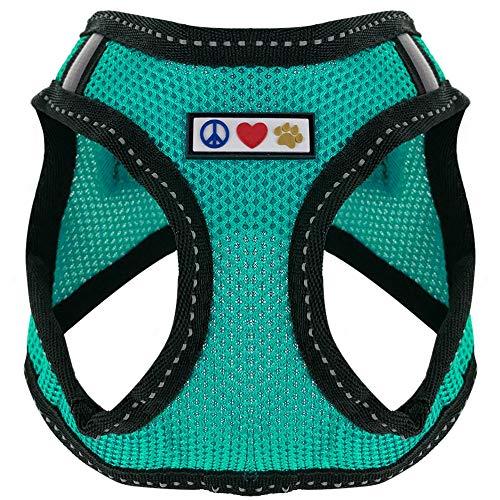 Pawtitas Pet Reflective Mesh Dog Harness, Step in or Vest Harness