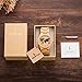 DEALENB Wooden Mens Watches Handmade Natural Wood Watch Lightweight Vintage Wooden Watch Quartz Casual Wrist Watches for Men