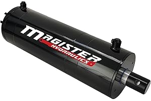 Hydraulic Cylinder for Dump Trailer 6" Bore x 15.75" Stroke, 3500 PSI Trailer Hoist Hydraulic Cylinder - Magister Hydraulics Double-Acting Dump Hoist Hydraulic Cylinder