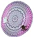 Jaipur Handloom Round Beach Tapestry Mandala Decor/Yoga Mat Meditation Picnic Rugs Circle (Pink, Round 70