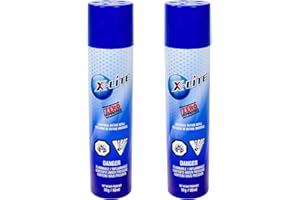 X-LITE Butane 50 g (1.8oz) / 90 ml,Premium Butane Fuel Refill for Lighters, Butane Torch Replacement Canisters, 99.999% Pure 