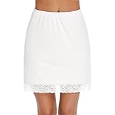 Avidlove Half Slips for Women Underskirt Short Lace Trim Above Knee Half Slip