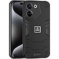 Kukoufey Phone Case Compatible with Tecno Camon 20 Pro 5G,Compatible with Tecno Camon 20 Pro 5G CK8n Case Dual-Layer Drop-Proof TPU+PC 2-in-1 Protective Case Black