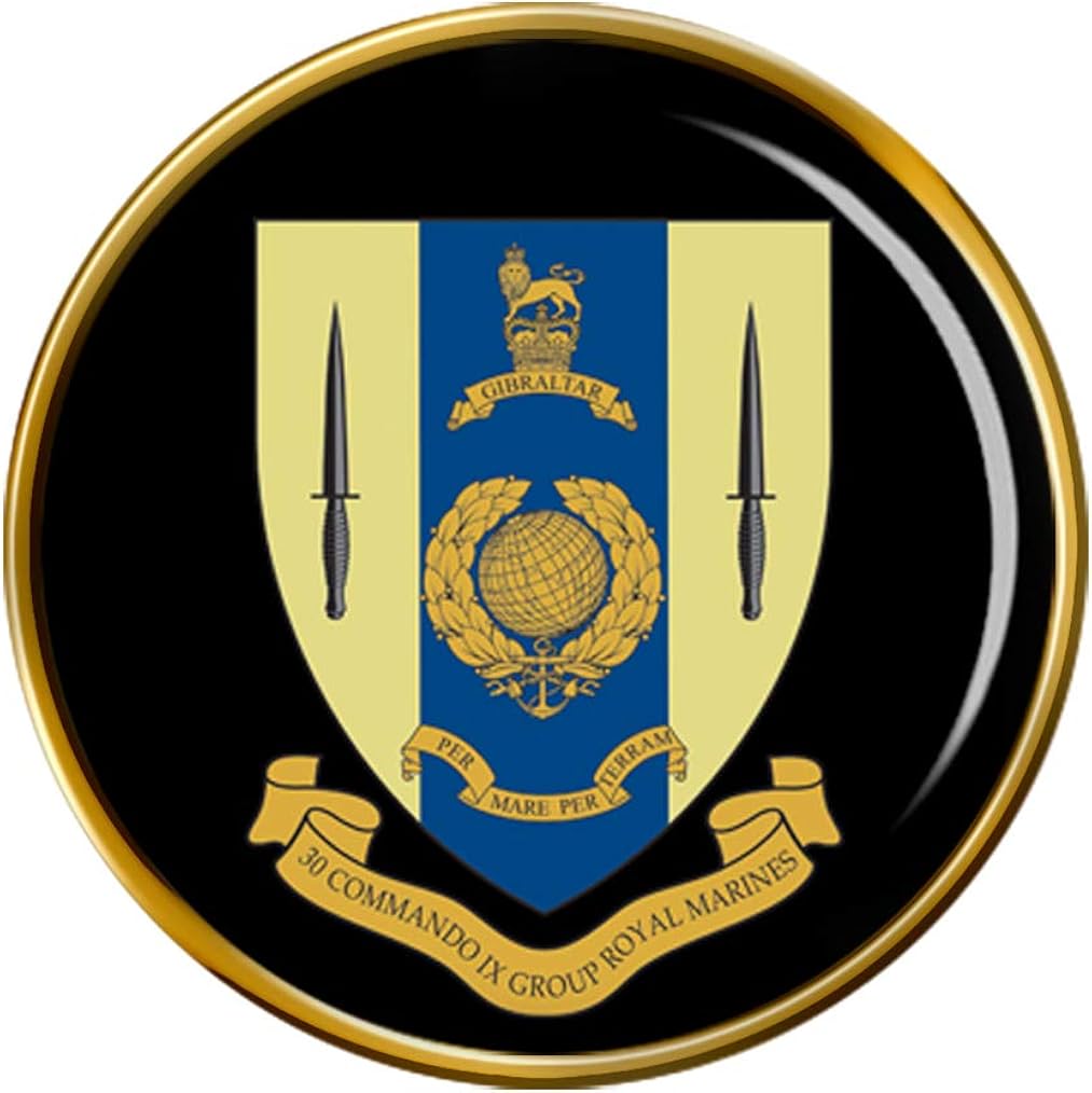 30 Commando Royal Marines Pin Badge Amazon.co.uk Clothing