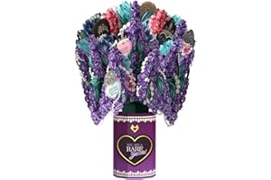 Lovepop Queen Charlotte: A Bridgerton Story Rare Jewel Pop-Up Bouquet, Netflix Queen Charlotte Bouquet, 10.25 x 7.5” – Pop-Up Paper Flower Bouquet – 3D Floral Greeting with Note Card