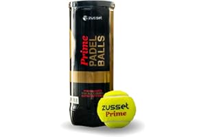 ZUSSET Padel Balls PRIME 2025 (1, 3, 6 & 40 Pack) | High Pressure & Speed Response for Explosive Shot | Reinforced Felt Extended Durability & Accuracy | Tournament-Ready Padel Ball for Pro Competition