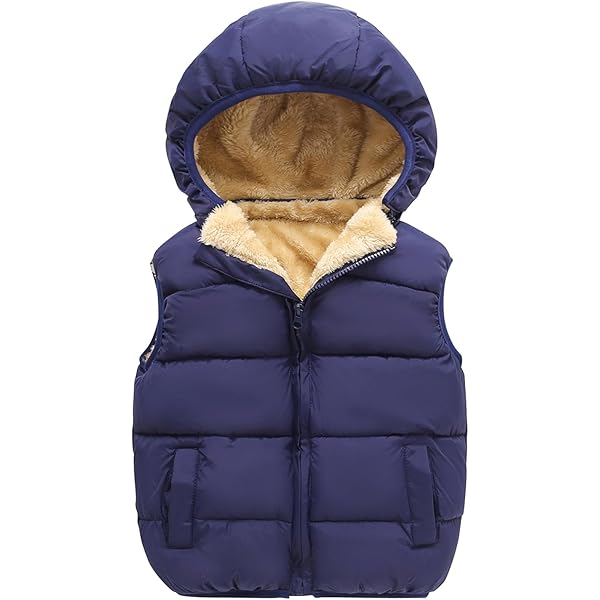 Chaleco Acolchado Niña Chalecos De Invierno Con Letras Sin Mangas Para Niños Y Niñas, Chaleco Con Capucha Para Niños Y Niñas, Negro Chaleco Niña Acolchado