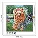 AIRDEA DIY 5D Diamond Painting by Number Kit, Cute Dog Crystal Rhinestone Embroidery Cross Stitch Arts Craft Supply Canvas Wall Decor
