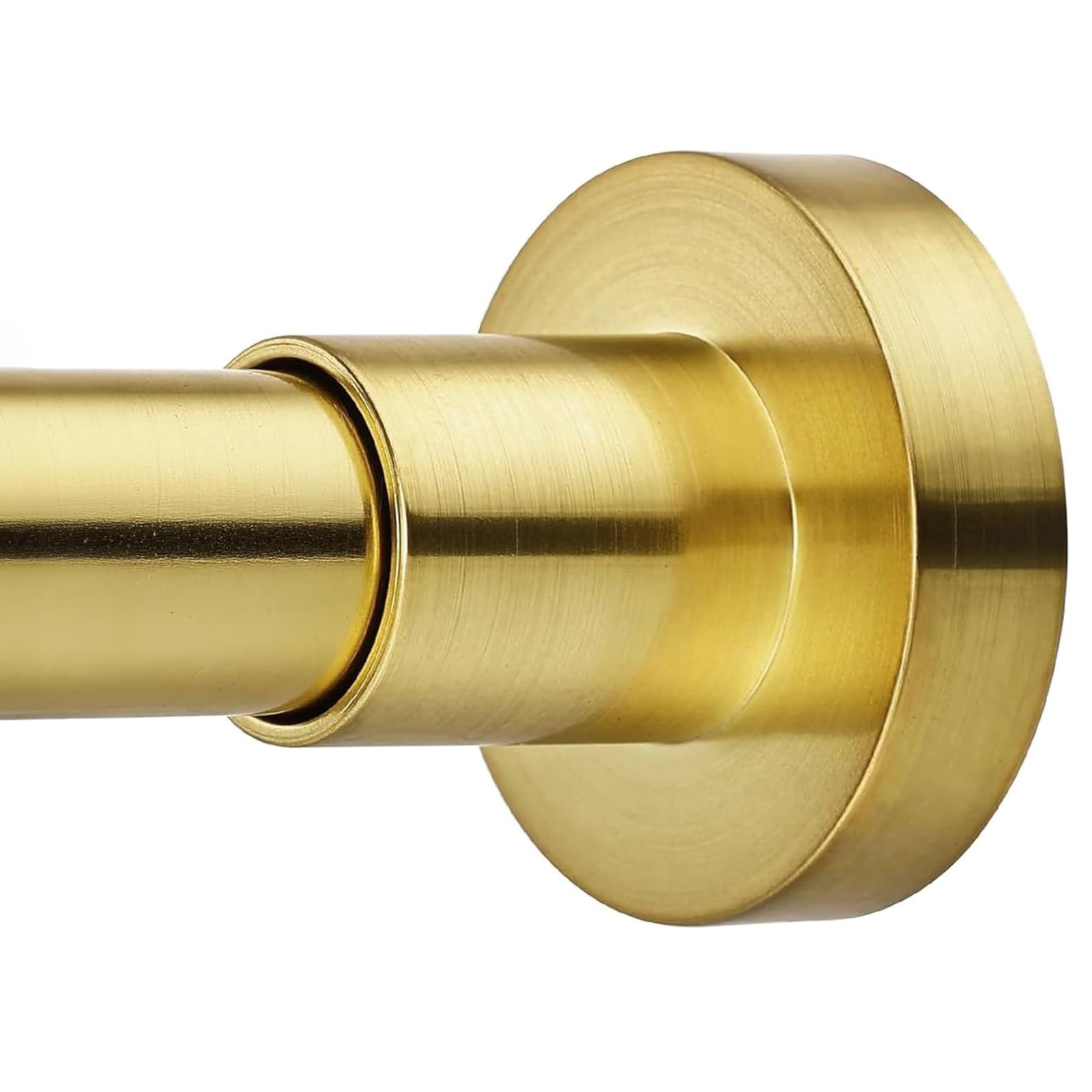 Photo 1 of *USED*
EBOATOP Shower Curtain Rod Tension- No Drill Non-Slip Spring Tension Shower Rod for Window or Bathroom, 43-73 inches Metal Steel, Light Gold