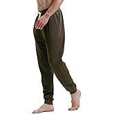 AMY COULEE Men's Casual Joggers Cotton Sweatpants Workout Athletic Pants with Pockets Drawstring Gym Running Pants