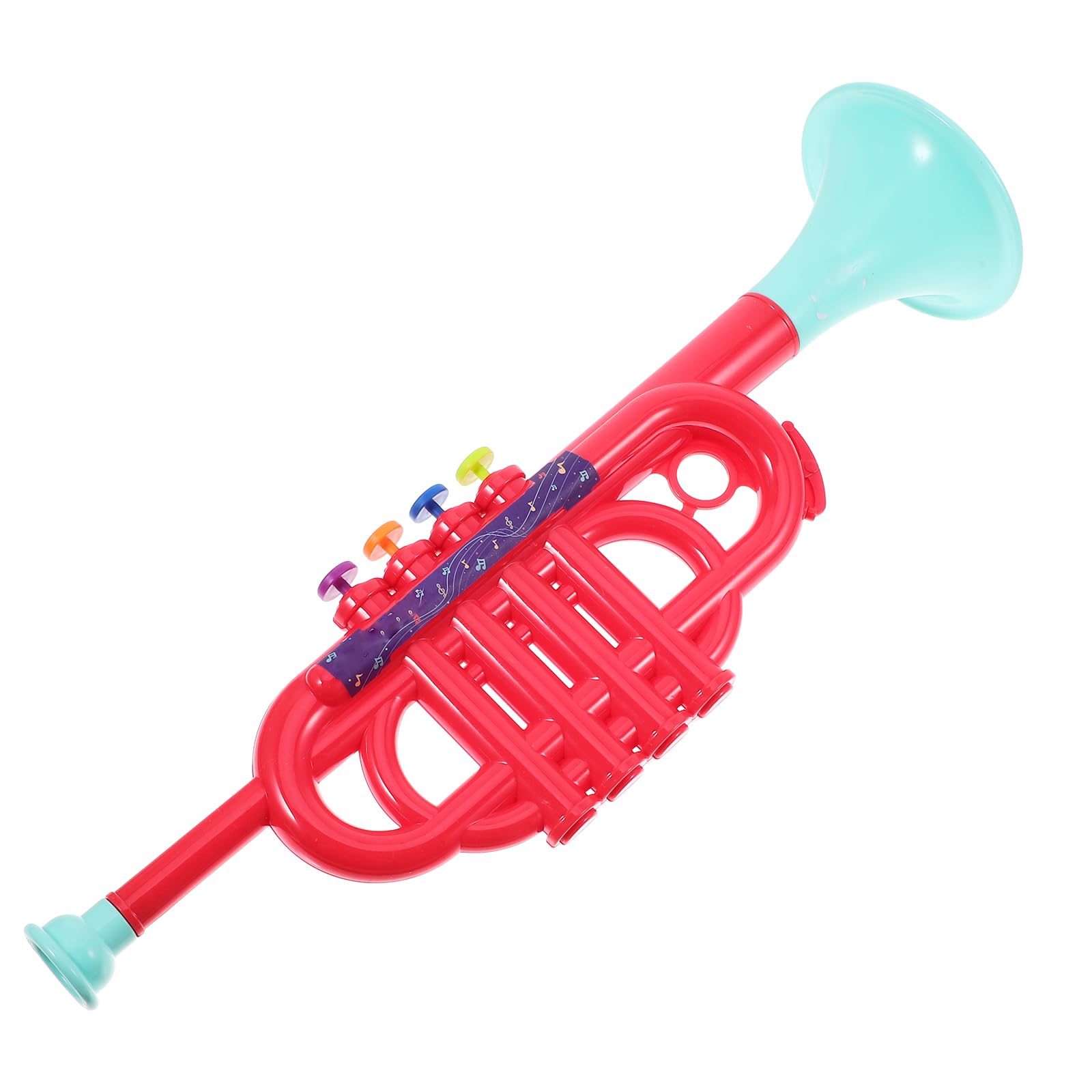 TOYANDONA 1pc Simulated musical toy kids toy trumpet instrument preschool toys kids clarinet toy saxophone toy toddler trumpet toy music ornaments musical instrument abs xylophone Baby