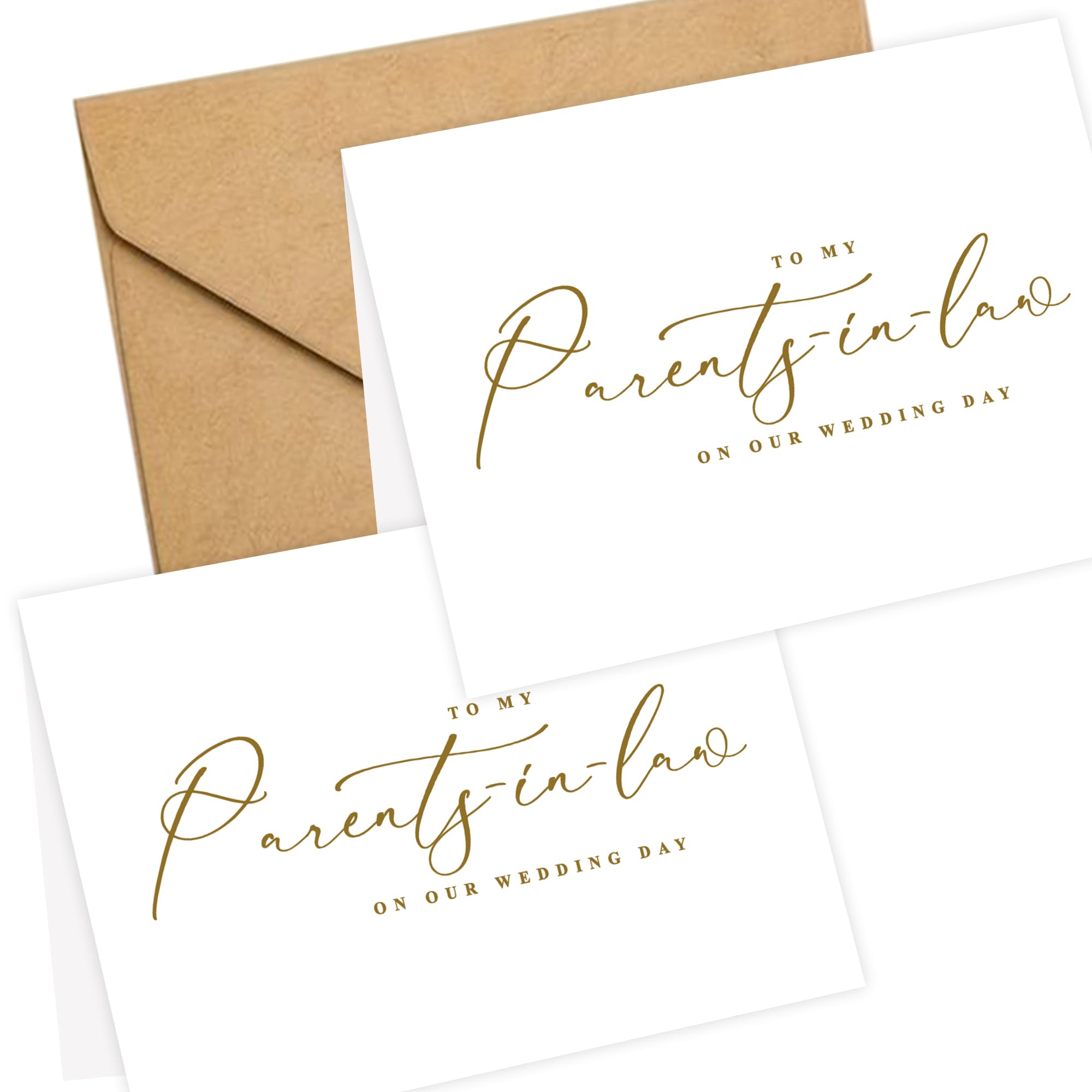 LADY&HOME To My Parents-in-law on Wedding Day Card