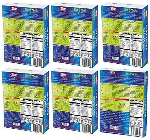 Gits Ready Meals Palak Paneer & Brown Rice, 13.20 oz - Thumbnail 3