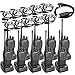 BAOFENG BF-888S Two Way Radio Long Range 16 CH Baofeng Radio and Covert Air Acoustic Tube Earpiece (Pack of 10) primary
