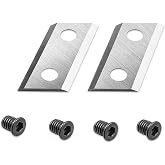 952621 Wood Chipper Shredder Blades Replacement for FD1503 | Compatible with FD1504 chipper blades Double-Sided Shredder Knives With screws for easy installation Durable steel for