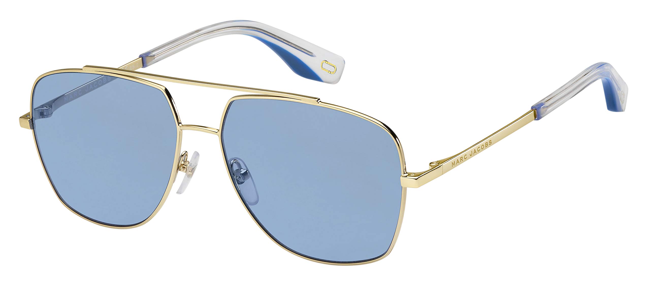 Marc JacobsMARC 271/S LKSKU Gold/Blue MARC 271/S Square Pilot Sunglasses Len