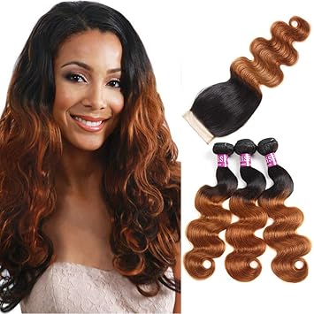 Amazon Com Alisfeel 10a Grade 1b 30 Ombre Brazilian Body Wave