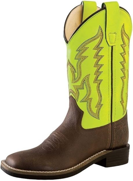 green cowboy boots