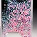 Samsung Galaxy S7 Edge case,Crosstree Liquid, Appmax Cool Quicksand Moving Stars Bling Glitter Floating Dynamic Flowing Case Liquid Cover for galaxy s7 edge. (Heart Pink)