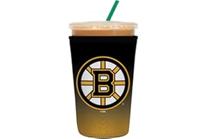 Sok It JavaSok NHL Hockey Iced Coffee & Cold Soda Insulated Neoprene Cup Sleeve (Boston Bruins, Medium: 22-28oz)