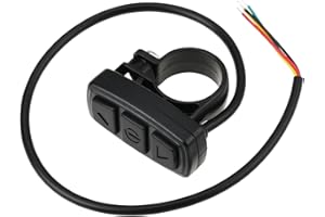 Micro Traders 22.2mm 4Wire E-Bike Control Unit with 3 Buttons Compatible with KT LCD3 (29.5cm)