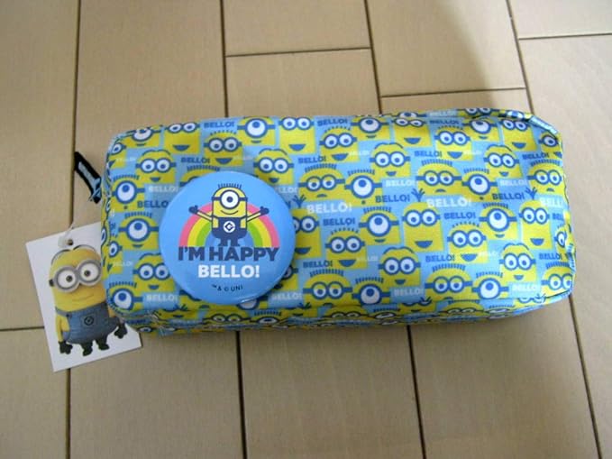 Amazon 1 ミニオン缶バッジ付き ペンケースコスメポーチにも ミニオンズ ホビーグッツ バッジ ホビー