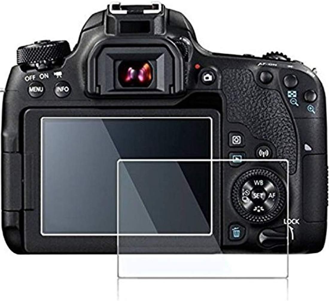 ACUTAS® Tempered Glass Screen Protector for Canon EOS 77D 9000D