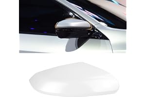 Moonlinks Compatible with 2016-2021 Honda Civic Side Mirror Cover Replacement Passenger Side,Platinum White Pearl for 10th Gen Civic,2019-2022 Insight,RH Sideview Mirror Cap Trim(1PC)
