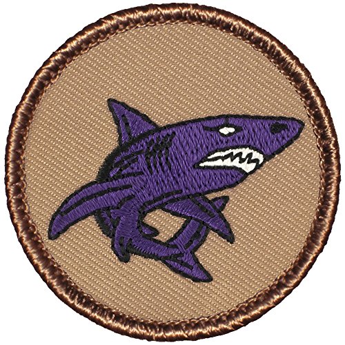 Purple Shark Patrol Patch - 2