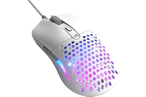 Glorious Model O Eternal Ultralight RGB Gaming Mouse - Wired - 55g Lightweight - Customizable RGB Lighting - 6 Programmable B