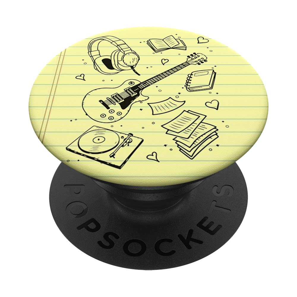 Downtown Girl Aesthetic Pattern Coquette Aesthetic Egirl PopSockets Swappable PopGrip